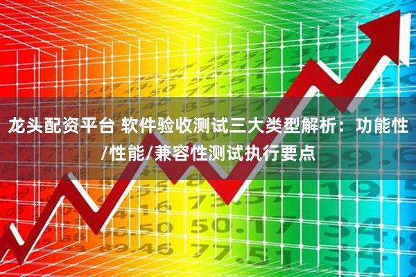 龙头配资平台 软件验收测试三大类型解析：功能性/性能/兼容性测试执行要点
