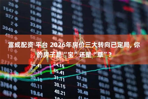 富成配资 平台 2026年房价三大转向已定局, 你的房子是“宝”还是“草”?